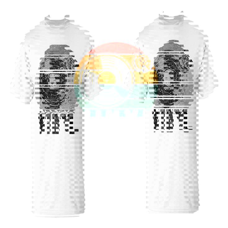 Vinyl Turntable Records Music Lp Djintageun レコードプレーヤー Tシャツ