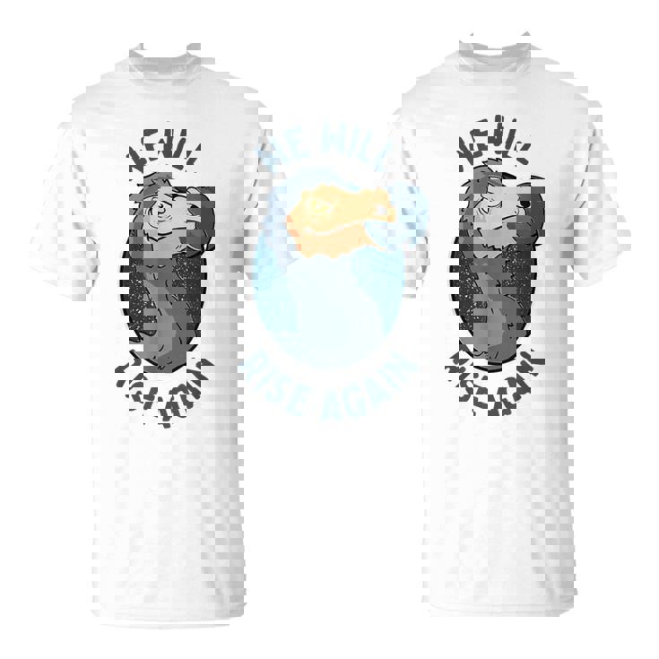 We Will Rise Again 絶滅した飛べないドードー Tシャツ