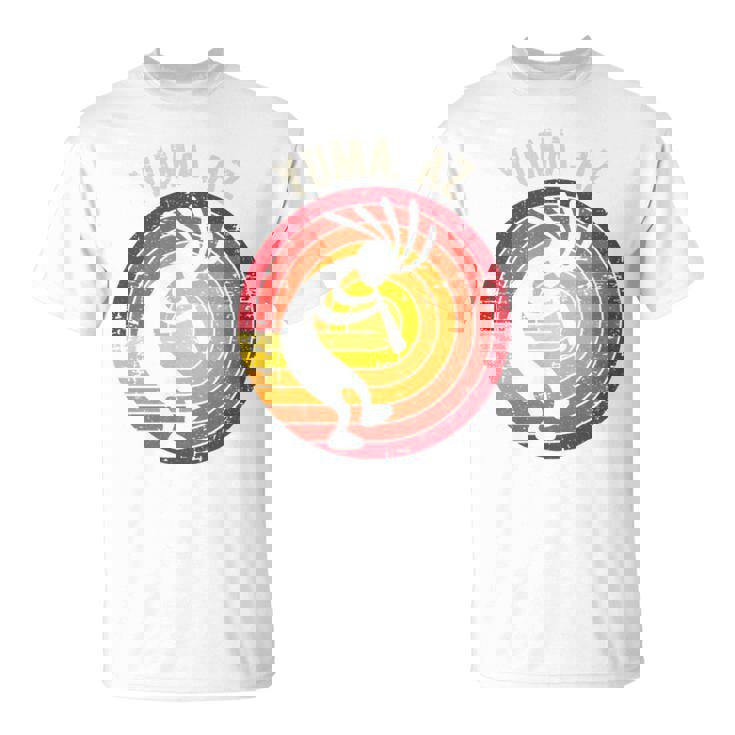 Yuma アリゾナ ダンシング ココペリ アンティーク調デザイン 長袖tシャツ Tシャツ