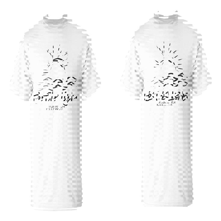 「光あれ」聖書マタイによる福音書第5章14節 Tシャツ