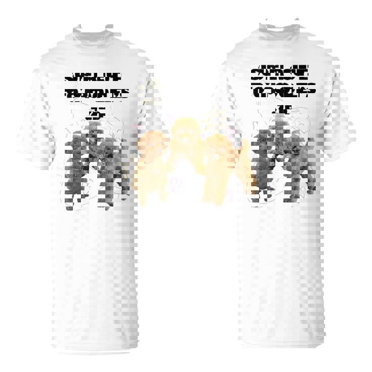 【Super Cute Toypoodles】トイプードル 実写 Tシャツ