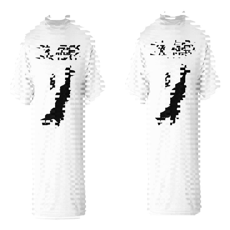 【これ、何県？】新潟県 都道府県 クイズ 小学生 遊び心 パズル 地図 シルエット 地理 先生 おもしろ 面白い ネタ Tシャツ