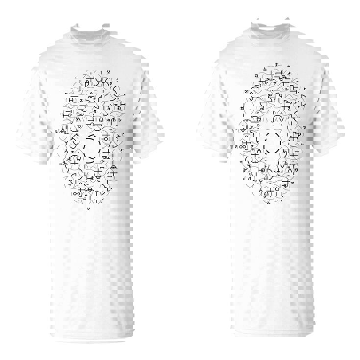 【カタカムナ 第1首】神代文字 スピリチュアル 言霊 癒し ヒーリング 面白い おもしろ お守り 開運 古代 文字 Tシャツ