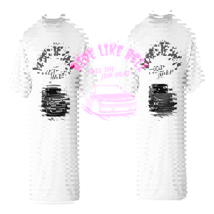 【バックプリント】シルビア 240Sx14 ドリフト ハードチューン 悪魔 死神 骸骨 ドクロ 走り 峠 Tシャツ