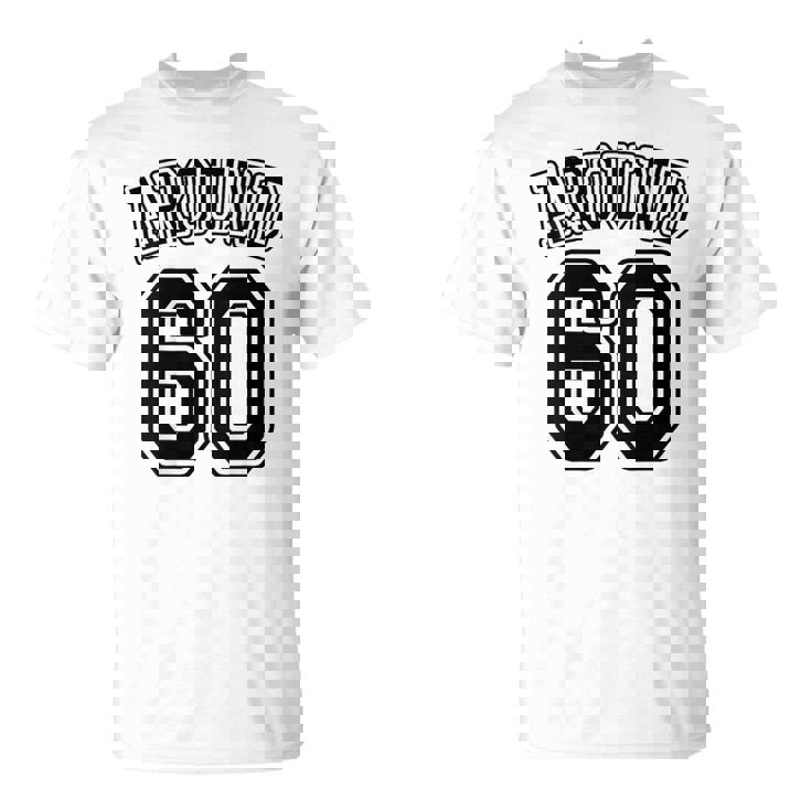 【バックプリント・背中側】Around 60 還暦 アラカン アラウンド 六十歳 お誕生日 60代 面白 Tシャツ