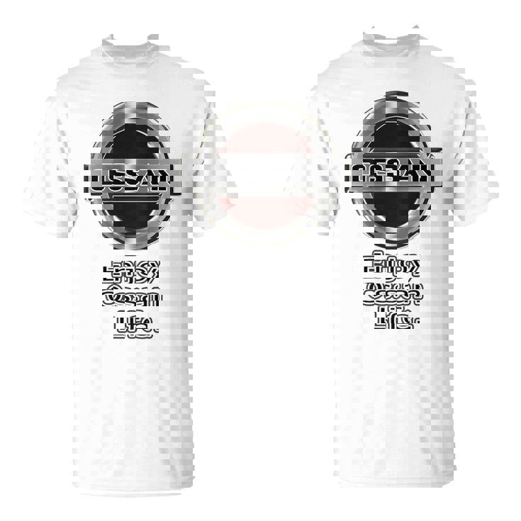 【バックプリント・背中側】Ossan おっさん（車好き ロゴ エンブレム パロディ）【変なデザイン屋さん】文字 面白い Tシャツ