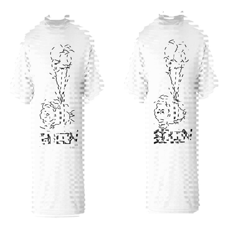 【夏色まつり】えびふらいおんは空を飛ぶ Tシャツ