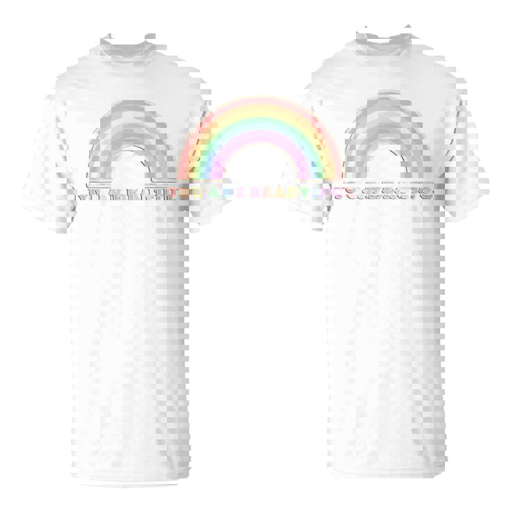 あなたは美しい虹と太陽の光です Tシャツ