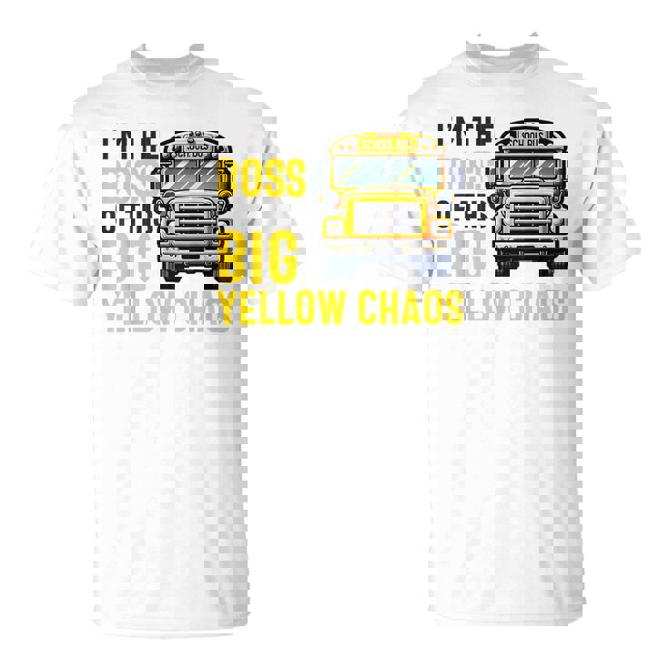 おかしなスクールバス運転手感謝 男性 女性 退職 Tシャツ