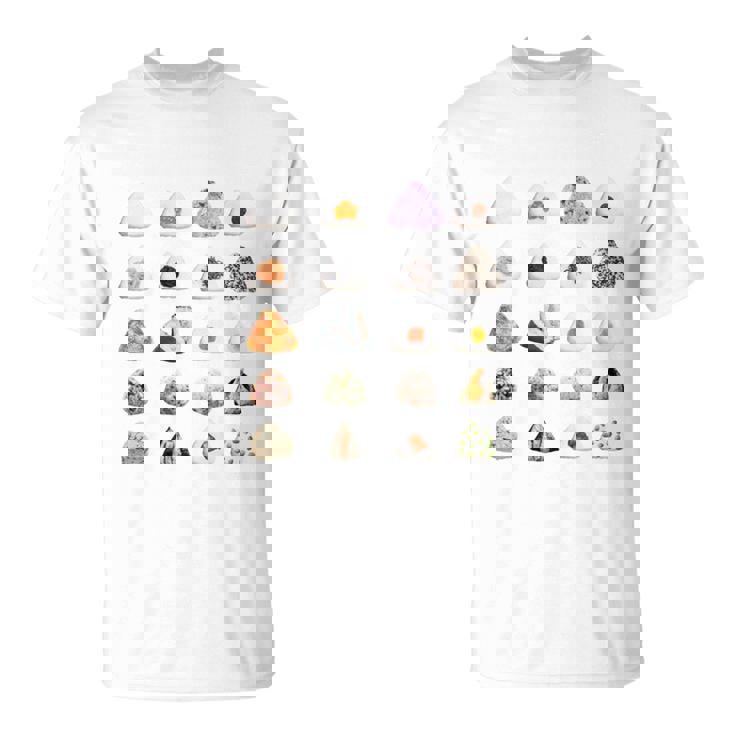 おにぎり 種類 面白いtシャツ おもしろ 食べ物 文字入り メンズ 面白い 服 ネタ グッズ 文字tシャツ プレゼント 長袖tシャツ Tシャツ