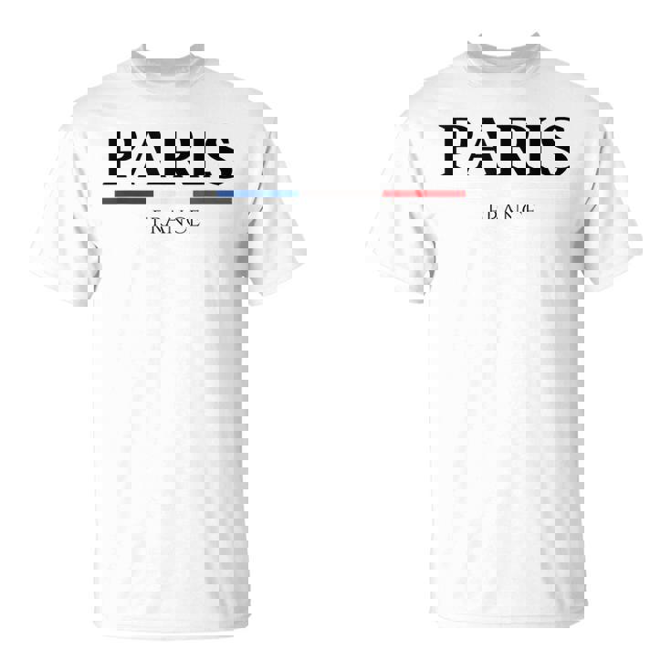 お土産 De Paris フランス国旗 愛の首都 ギフト Tシャツ