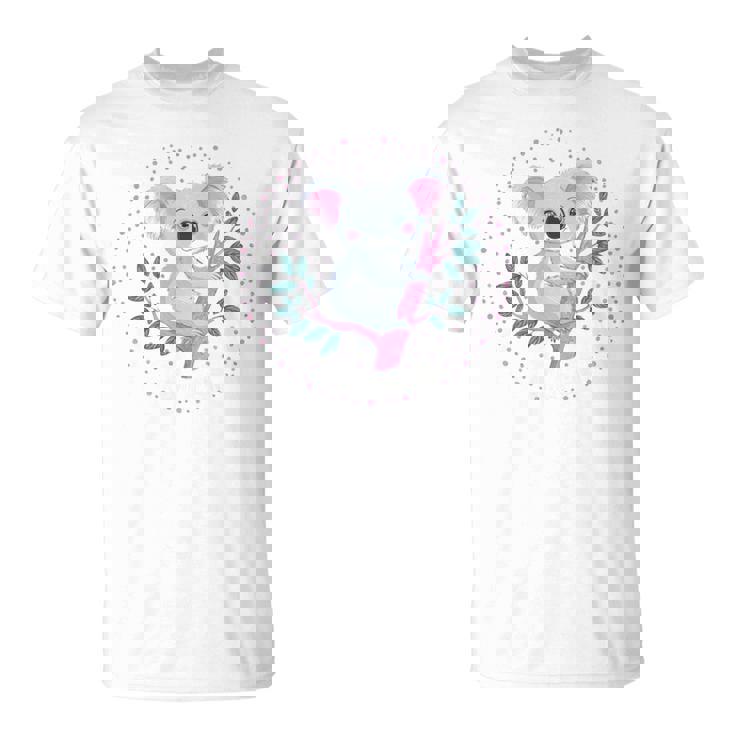 かわいいコアラガール おもしろコアラ 長袖tシャツ Tシャツ