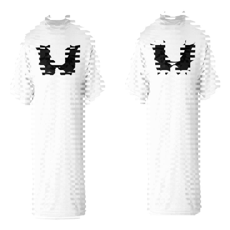 かわいいハロウィンブラックコウモリの羽 Tシャツ