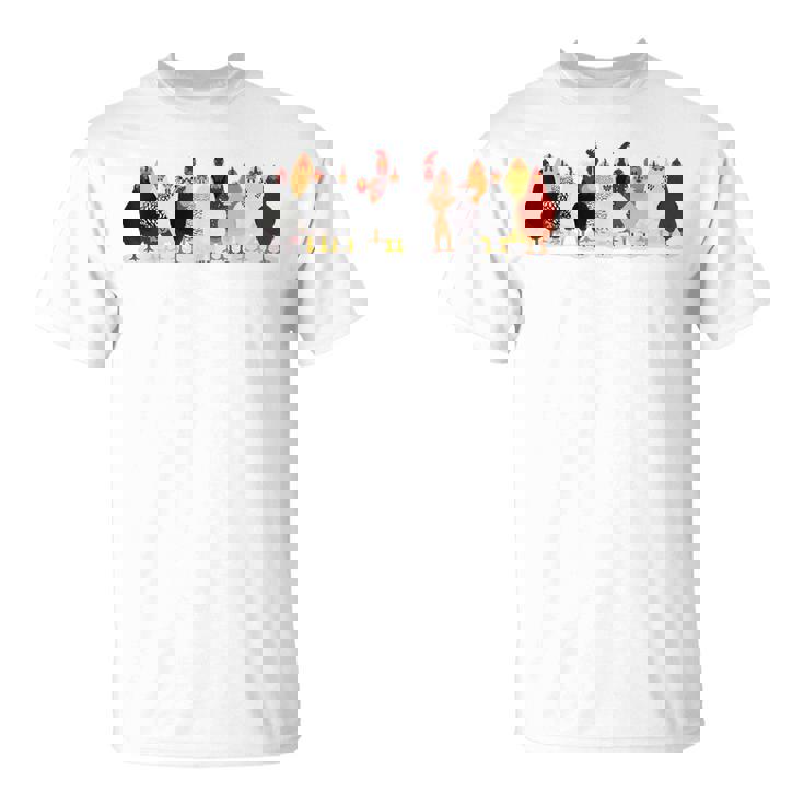 かわいい鶏 洋画 恋 春 パステル Tシャツ