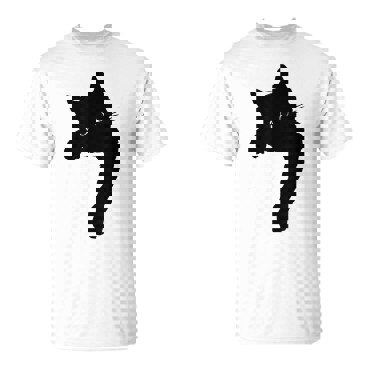 かわいい黒猫tシャツ ユニセックス Tシャツ