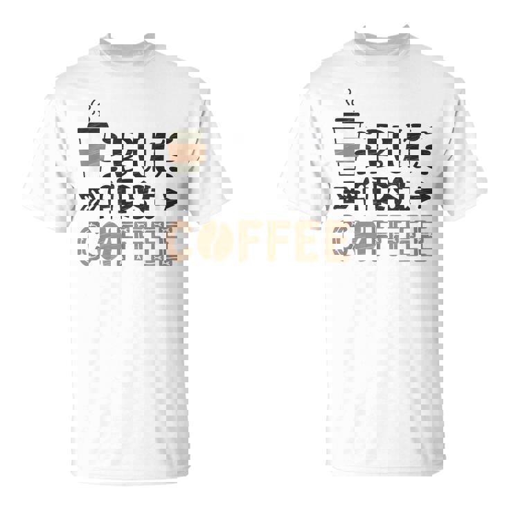しかし、ファーストコーヒー面白いコーヒー愛好家の名言 Tシャツ