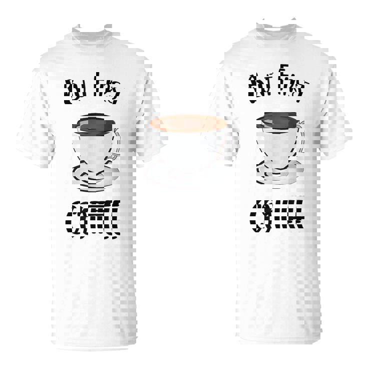 でもファーストコーヒーおもしろいコーヒー好きかわいい Tシャツ