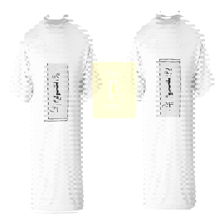 やる気スイッチ Off やる気スイッチ故障中 スイッチ おもしろ バックプリント 後ろプリント Tシャツ