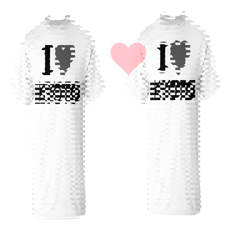 アイハート 京都 日本ラブ 日本土産 Tシャツ