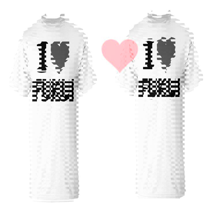 アイハート 福井 日本 愛 日本土産 Tシャツ