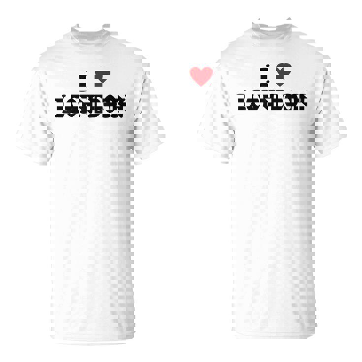 アイハートイギリスシティ-アイラブロンドン Tシャツ