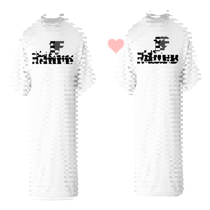 アイラブハートメルボルンオーストラリア Tシャツ