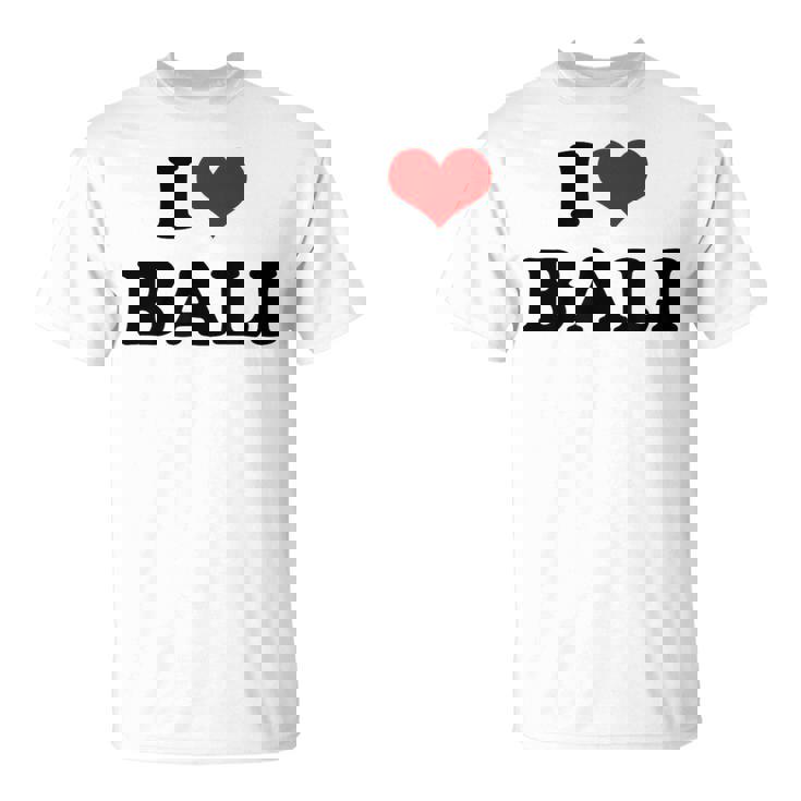 アイラブバリハートバリバケーション Tシャツ