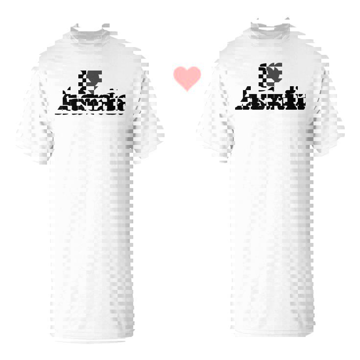 アイ・ラブ・ハート・オーストラリア Tシャツ