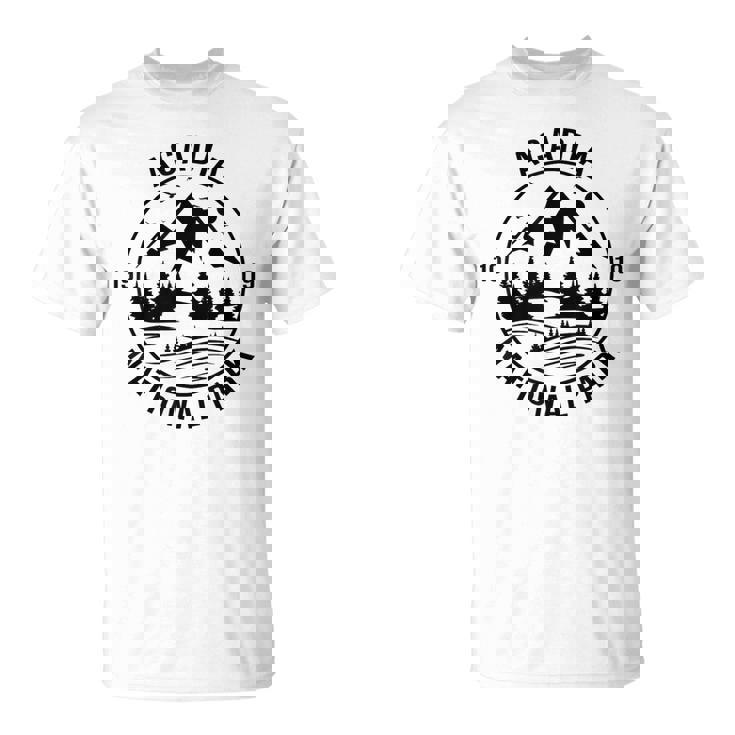 アカディア国立公園 メイン州 山 自然 ハイキング ヴィンテージ Tシャツ