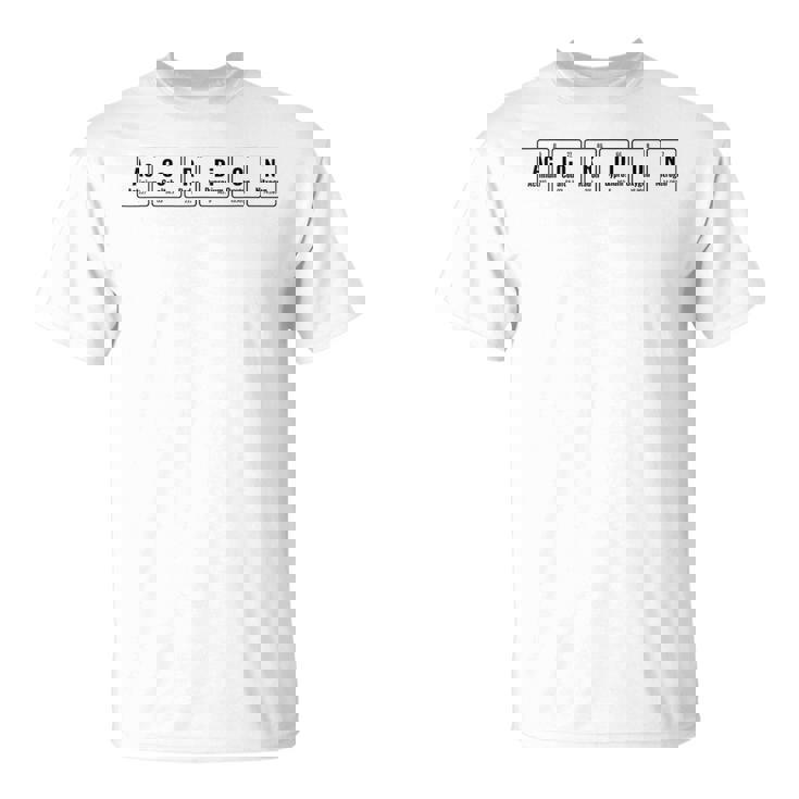 アコーディオン楽器 元素周期表 アコーディオン奏者 Tシャツ