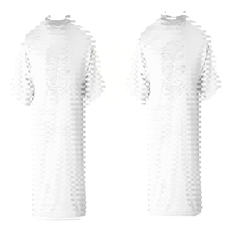 アノニマス マスク ガイ・フォークス・マスク ハッカー集団 Tシャツ