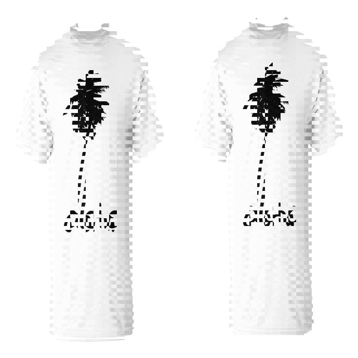 アロハ ハワイ ハワイアン ヤシの木 Tシャツ