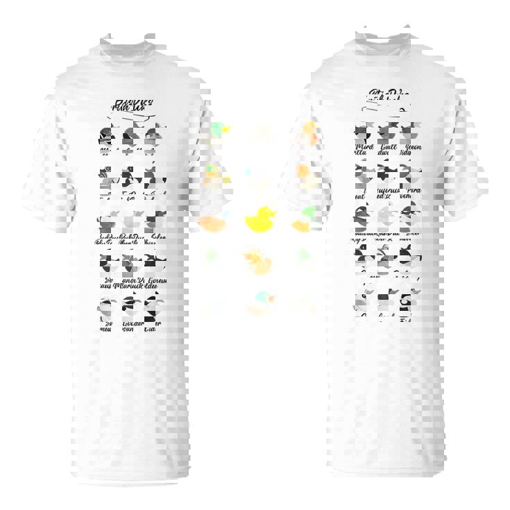 イギリス アヒル かわいい 動物 鳥 陽気なウィットティユーモア Tシャツ