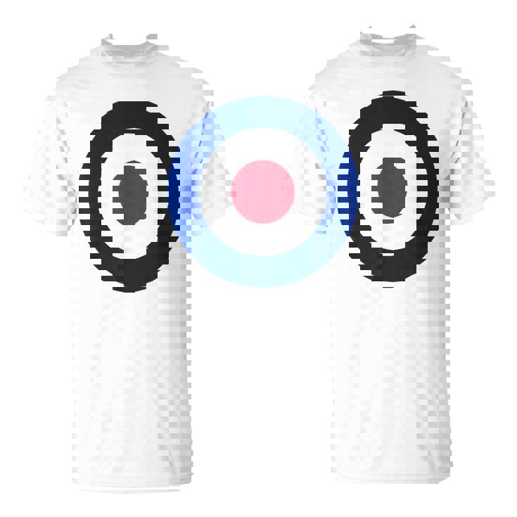 イギリス空軍の様式化されたラウンデル旗 Tシャツ