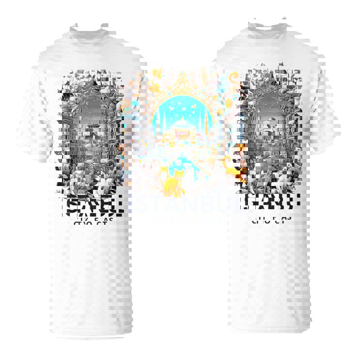 イスタンブール、トルコ 猫の街 Istanbul Turkey City Of Cats Tシャツ