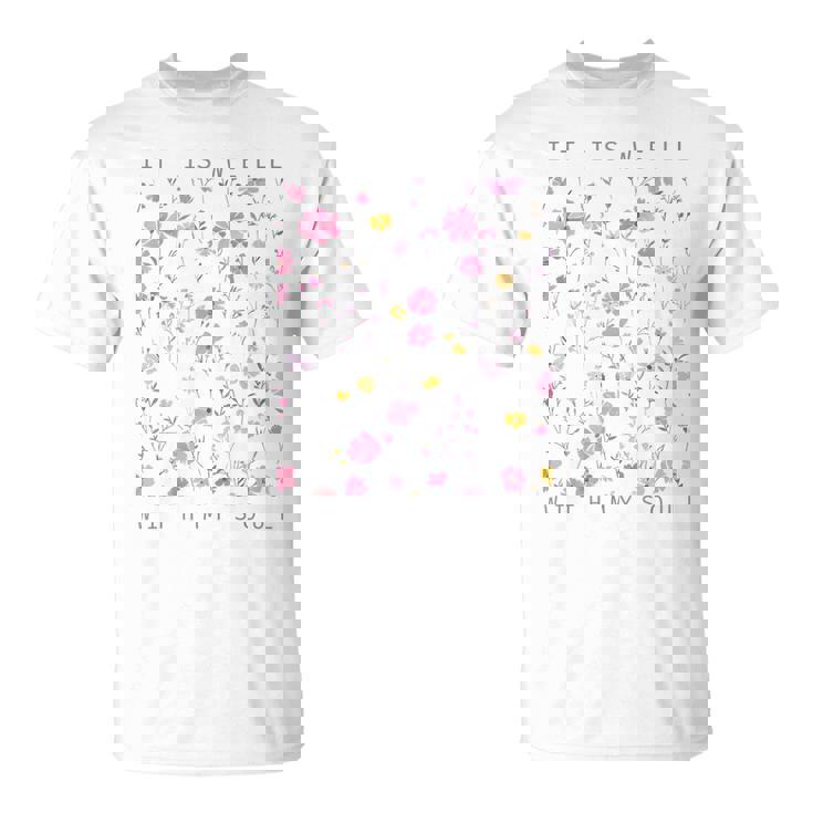 イット・イズ・ウェル・ウィズ・マイ・ソウル Tシャツ