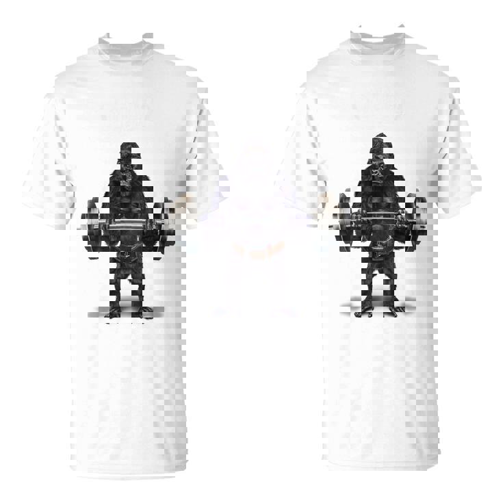 ウェイトリフティング 筋トレ バーベル やる気がないなら家に帰れ ゴリラ Tシャツ