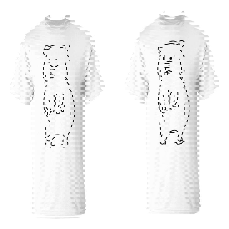 ウォンバット かわいいげっ歯類 森の動物図鑑 Tシャツ