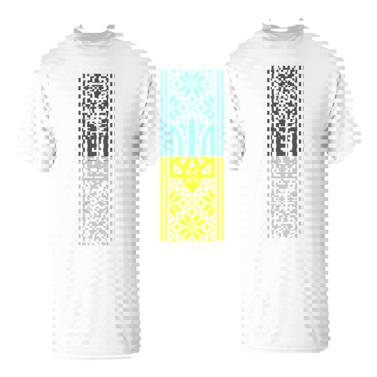 ウクライナの紋章yshyvanka コスチューム ゼレンスキー大統領 長袖tシャツ Tシャツ