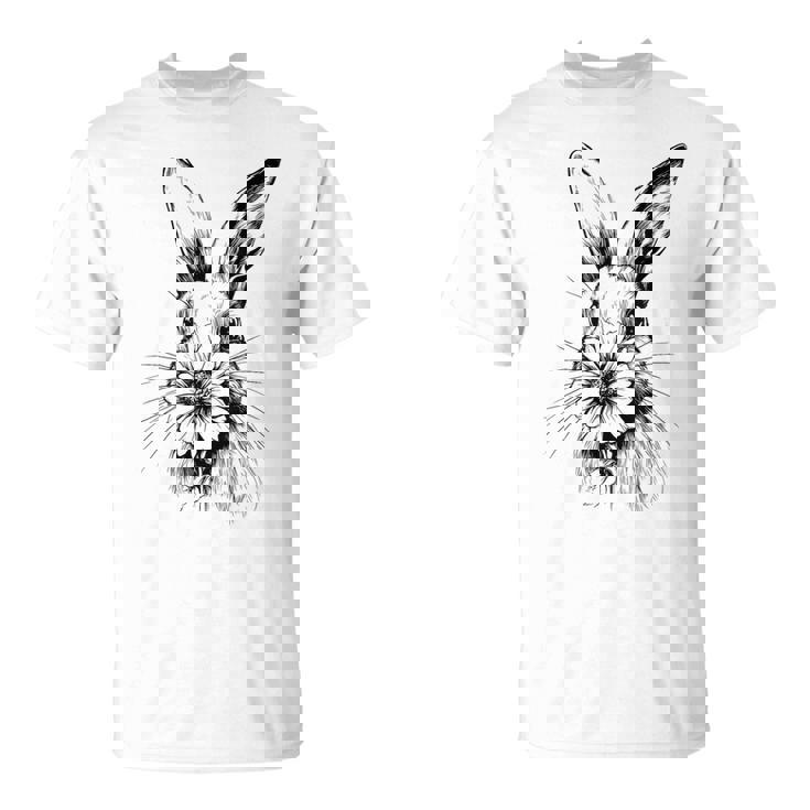 ウッドランド バニー コテージコア 花 春 素朴なイースター Tシャツ