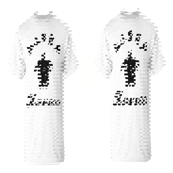 ウミガメ アロハ ハワイ Hi ハワイアンアイランド ホヌ ビンテージ クール Tシャツ