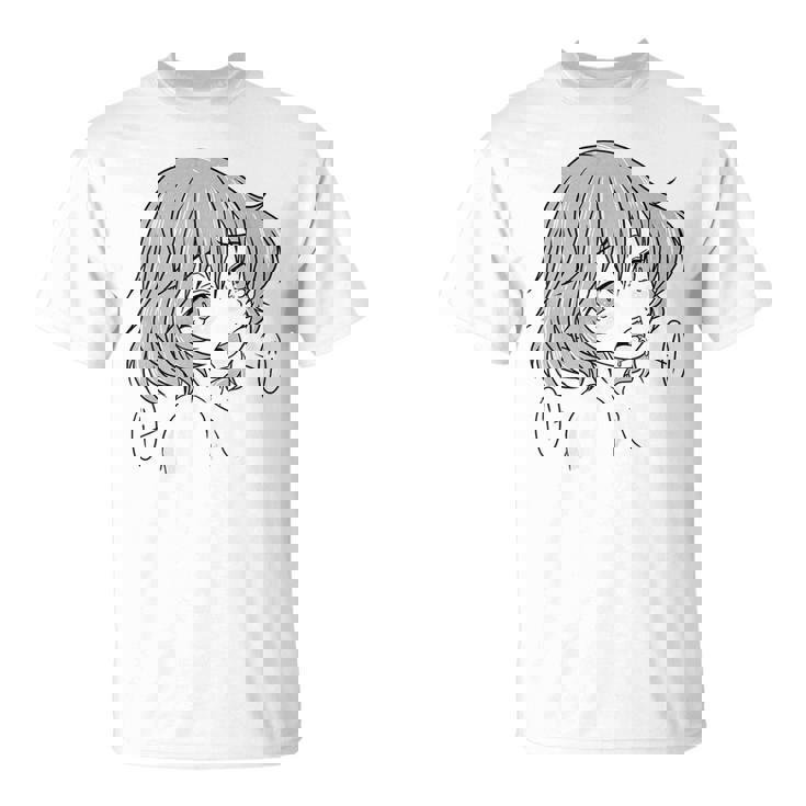 エッチ変態シャツ オタクガール ワイフアヘ顔 快感 Tシャツ