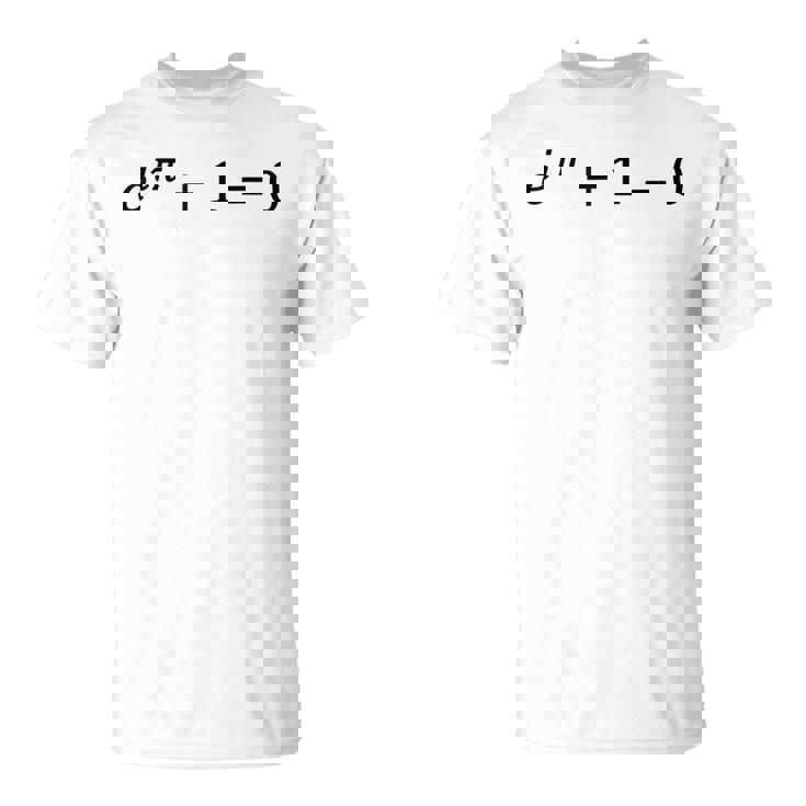 オイラーのアイデンティティ 最も美しい数学方程式 数学 Tシャツ