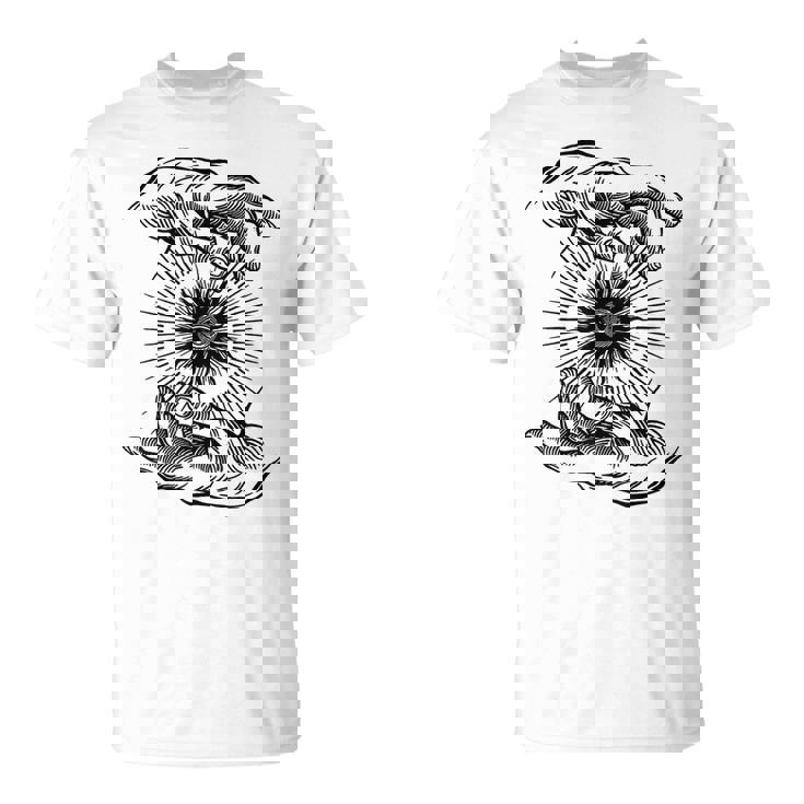 オカルトアイズ As Aboveo Below Witchcraft 異教 ゴシック グランジ Tシャツ