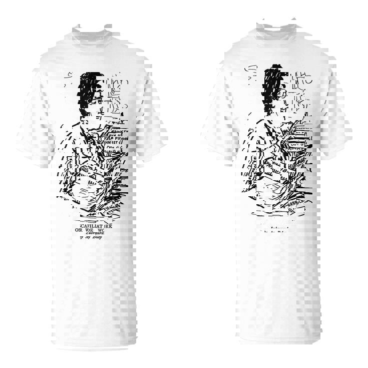 オスカー・ワイルド At Work By オーブリー・ビアズリー 1893 Tシャツ