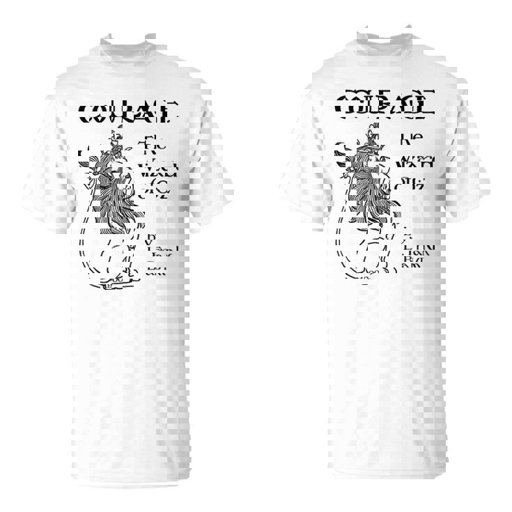 オズの魔法使い カウボーイライオン 勇気 Tシャツ