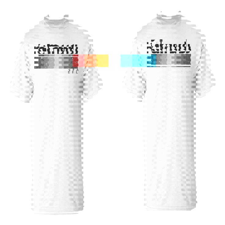 カトマンズ ネパール レトロスタイル ビンテージデザイン Tシャツ