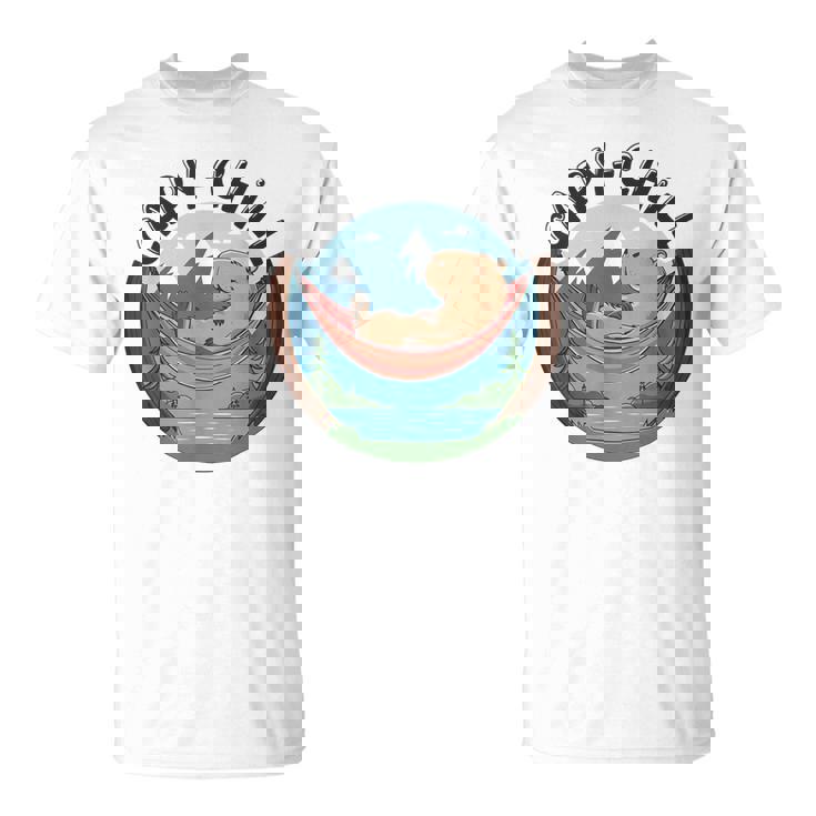 カピバラ 寝るデザイン カピバラ 飼い主 動物好き Tシャツ