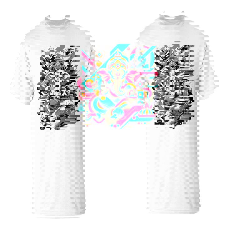 ガネーシャモダンポップ Tシャツ