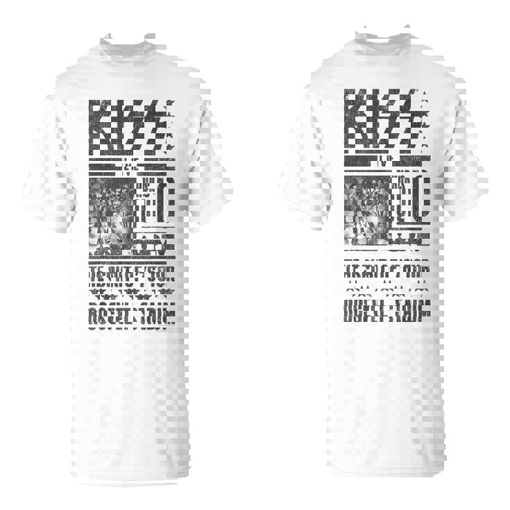キッス Kiss Roosevelttadium Tシャツ